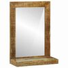 vidaXL Badkamer Spiegel Bruin 50 x 22 x 70 cm Massief Mango Hout