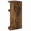 vidaXL Bijzettafel Gerookt eiken 29,6 x 29,6 x 60 cm Bewerkt hout