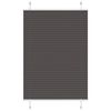 vidaXL Pliss&eacute; rolgordijn 100x100 cm stofbreedte 99,4cm polyester zwart