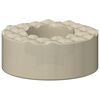 vidaXL Stoelpoot Vloerbeschermers 2 st Doorzichtig &Oslash; 15 x 16 mm PVC