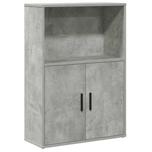 vidaXL Boekenkast 60x24x85 cm bewerkt hout betongrijs