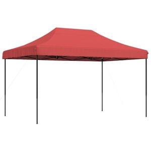 vidaXL Partytent inklapbaar pop-up 440x292x315 cm bordeauxrood