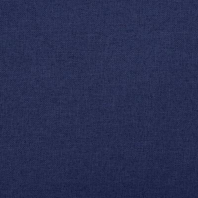 vidaXL Opbergbank inklapbaar 76x38x38 cm kunstlinnen blauw