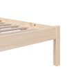 vidaXL Bedframe massief hout 90x190 cm