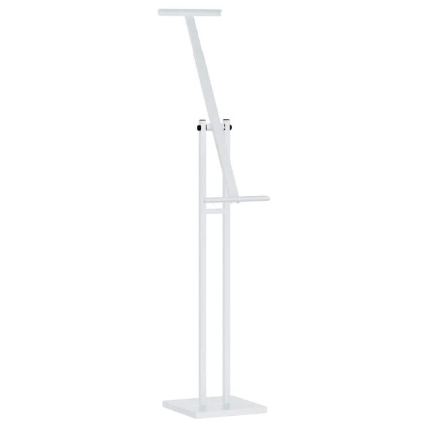 vidaXL Beurs Displays Wit 26,5 x 26,5 x 150 cm Staal