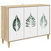 vidaXL Dressoir HANAU Sonoma 102 x 33 x 75 cm Bewerkt hout