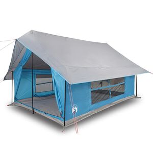 vidaXL Tent 5-persoons waterdicht blauw