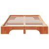 vidaXL Bedframe Wasbruin 140 x 190 cm Massief grenenhout
