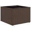 vidaXL 8-delige Loungeset met kussens poly rattan bruin