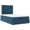 vidaXL Ottoman bed met matrassen en LED's 120x190cm fluweel