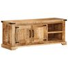 vidaXL Tv-meubel 110x35x45 cm massief ruw mangohout