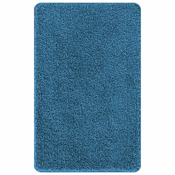 vidaXL Antislip Badmat Set 3 pcs Blauw PP