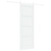 vidaXL Schuifdeur ORKDAL 78 x 211 cm Bewerkt hout Wit