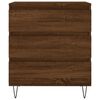 vidaXL Dressoir 60x35x70 cm bewerkt hout bruin eikenkleur