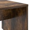 vidaXL Salontafel Gerookt eiken 90 x 45 x 35 cm Bewerkt hout