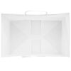 vidaXL Papieren zakken 250 st met hengsels 32x22x28 cm wit