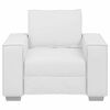 vidaXL Sofa Stoel Wit 100 cm Nep Leer