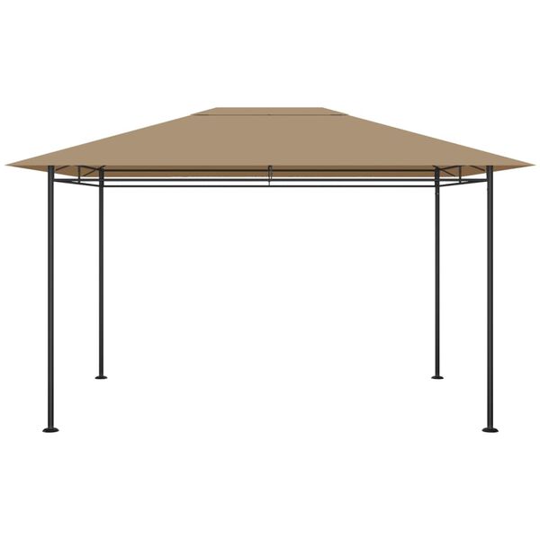 vidaXL Prieel 180 g/m² 384x281x270 cm taupe