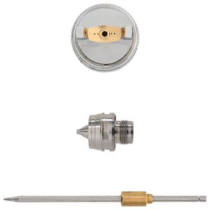 vidaXL HVLP Spuitpistool Mondstuk 2,5 mm Mondstuk zilver