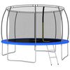 vidaXL Trampolineset rond 150 kg 366x80 cm