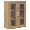 vidaXL Hoge kast met lade Artisan Eiken 69,5 x 34 x 180 cm