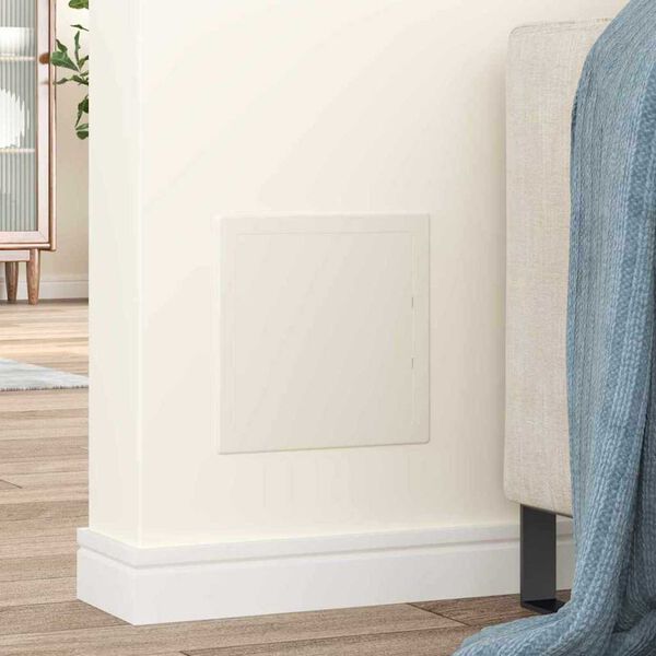 vidaXL Toegangs-panelen 2 pcs Wit 20 x 20 cm ABS Kunststof