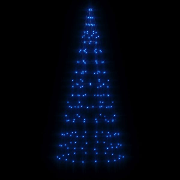 vidaXL LED-kerstboom 200 LED's 180 cm blauw