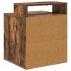 vidaXL Kattenhuis Gerookt eiken 42,5 x 40 x 53,5 cm Bewerkt hout