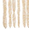 vidaXL Vliegengordijn 90x200 cm chenille beige en wit
