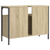 vidaXL Wastafelkast 80x30x60 cm bewerkt hout sonoma eikenkleurig