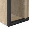 vidaXL Badkamermeubelset met plank 3 pcs Sonoma Eiken Bewerkt hout