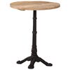 vidaXL Bistrotafel &Oslash; 60x76 cm ruw mangohout