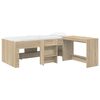 vidaXL Bedframe met Bureau 2 st Sonoma Eiken Bewerkt hout