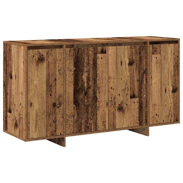 vidaXL Dressoir Oudhout 135 x 41 x 75 cm Bewerkt hout
