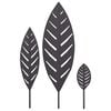 vidaXL Tuinstekers 3 st 116,5 x 35 x 3 cm Zwart Staal