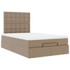 vidaXL Ottoman bed met matras en LED's 120x190 cm kunstleer