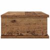 vidaXL Nachtkastje 2 pcs Oudhout 40 x 31 x 15 cm Bewerkt hout