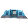 vidaXL Tunneltent 4-persoons waterdicht blauw