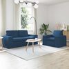 vidaXL Bank 2 pcs Blauw