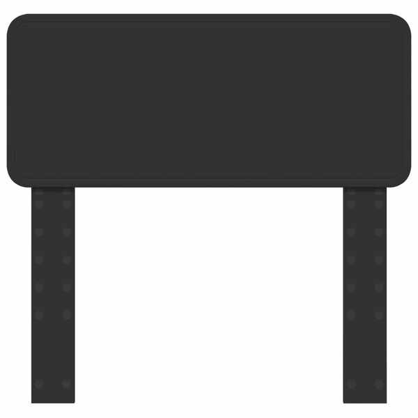 vidaXL Hoofdbord met hoofdeinde Zwart Eiken 75 cm Bewerkt hout