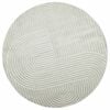 vidaXL Binnen- en buitentapijt PALMERAS Groen &Oslash; 200 CM Polyester