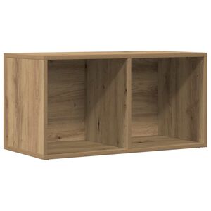 vidaXL LP Opbergbox 69,5x34x36 cm bewerkt hout artisanaal eikenkleurig
