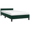 vidaXL Bedframe zonder matras 90x190 cm fluweel donkergroen