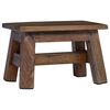 vidaXL Kruk Naturel 30 x 20 x 20 cm Mahoniehout