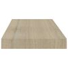 vidaXL Wandschappen zwevend 4 st 50x23x3,8 cm MDF eikenkleurig