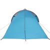 vidaXL Tunnel tent met dak met opslag Blauw 510 x 240 x 156 cm taft