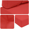 vidaXL Buiten bankkussen 3 pcs Rood Polyester