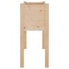 vidaXL Plantenbakken 2 st 70x31x70 cm massief grenenhout