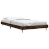 vidaXL Bedframe zonder matras hout gerookt eikenkleurig 90x200 cm