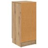 vidaXL Dressoir Artisan Eiken 30 x 30 x 70 cm Bewerkt hout